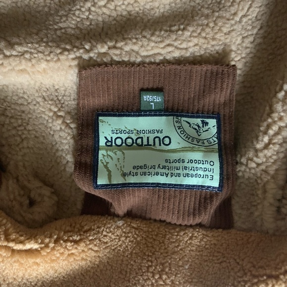 Mens Medium Size Sherpa Jacket - Picture 2 of 5